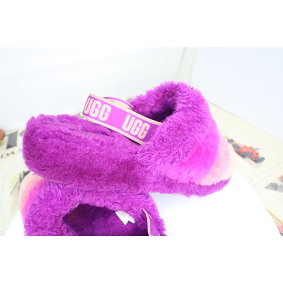 The UGG Fluff Yeah Slide (1097169) is a women's sandal  siz us 12 - Picture 8 of 10